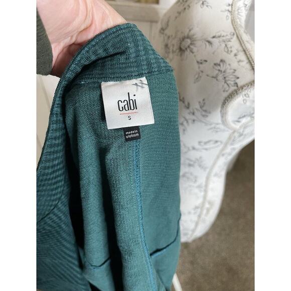 Cabi Womens Blazer Lennon Jacket Green Military Double Breasted Small - Picture 2 of 10